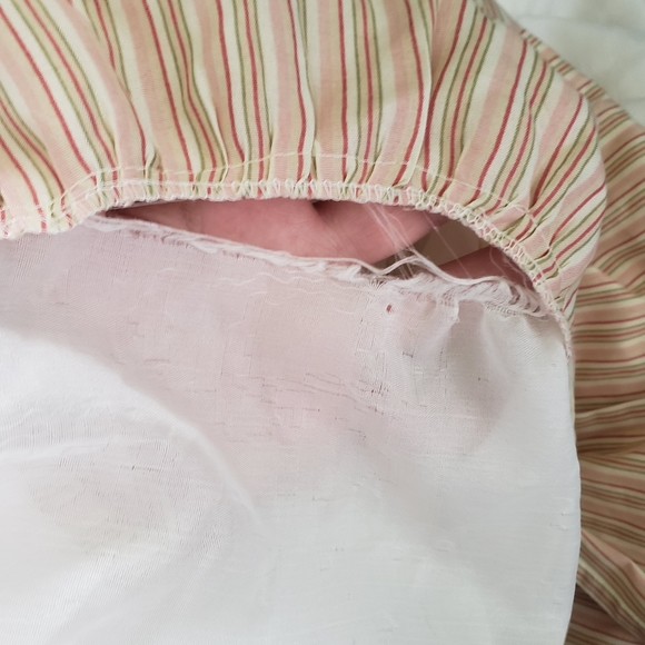 Striped Country Chic Bedskirt - Picture 7 of 8
